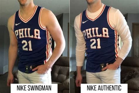 nike replica vs swingman